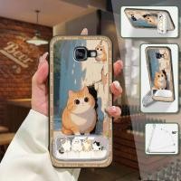 ราคา SAMSUNG กันกระแทกสกปรกเคสโทรศัพท์สําหรับSamsung Galaxy A710 A7 2016 SM A710Fกระจกแต่งหน้าการ์ตูนสามมิติป้องกันฝุ่นTPUทนทานขาตั้งน่ารักเย็บปักถักร้อย 3D Soft Case (54708039220)
