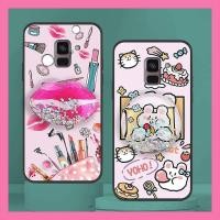 ราคา ป้องกัน Soft Case เคสโทรศัพท์สําหรับ Samsung Galaxy A8 2018 A530F A5 2018 Kickstand ซิลิโคนการ์ตูน Glitter ความเรียบง่ายผิวรู้สึกซิลิโคนสกปรกป้องกันเลนส์โทรศัพท์น่ารัก (54358047987)