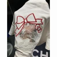 ราคา เสื้อยืดลายพิมพ์สไตล์คิตตี้ ผ้าฝ้ายแท้แขนสั้น ทรงกระชับเอวสำหรับผู้หญิง (56757801183)