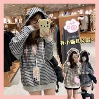 ราคา แจ็คเก็ตหูแมวแขนยาวสไตล์ญี่ปุ่น สำหรับฤดูใบไม้ร่วงและฤดูหนาว (41315080057)