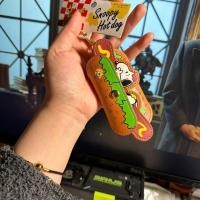 ราคา กระเป๋าใส่เหรียญน่ารัก พวงกุญแจรถยนต์ ลาย Snoopy Hot Dog ขนาดเล็ก (20581688751)