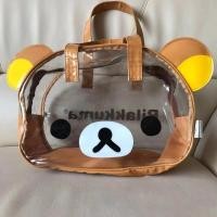 ราคา FX กระเป๋าถือ Tote สไตล์ใหม่ Rilakkuma ปี 2024 โปร่งใส สำหรับวันทุกวัน (50457383768)