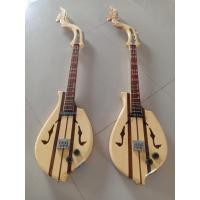 ราคา พิณโปร่งไฟฟ้าลายไม้หัวหงอย่างดีแถมฟรีสายสะพยปิคคู่มือสายแจ็ค (54106314751)