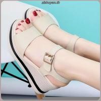 ราคา Genuine Leather Women s Sandals2024Summer New High Heel Casual Fashion Versatile Women s Sandals Fashion Sandals (58107840948)