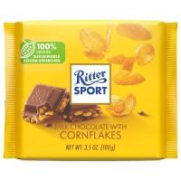 ราคา Ritter Sport Chocolate 100 G Milk With Corn Flakes ช็อกโกเเลต ริตเตอร์ สปอร์ต ขนาด 100 กรัม (26711659994)