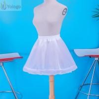 ราคา YOLOGO เด็กกระโปรง Petticoat ลูกไม้สีขาวปรับ Crinoline กระโปรง แฟชั่นที่มี Hoops Tutu กระโปรง Breathable กระโปรงเจ้าหญิง Petticoat เด็กผู้หญิง (57857385485)