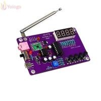 ราคา YOLOGO DIY วิทยุ FM ชุดอิเล็กทรอนิกส์ ความถี่ปรับได้ 87 108MHz HU 017B วิทยุ DIY ชุด แหล่งจ่ายไฟคู่จอแสดงผลดิจิตอลวิทยุ FM ชุดบัดกรีโรงเรียนการฝึกอบรมการเชื่อม (56456881500)