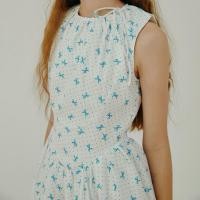 ราคา ส่งต่อเดรส Flat2112 สีขาว ลายโบว์ XS ใหม่ป้ายห้อย (50655900954)