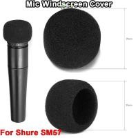 ราคา STARYSWAY ฝาครอบกระจกไมค์ เปลี่ยนไมโครโฟนกันลม Pop Filter การเพิ่มประสิทธิภาพเสียง Flocked ฟองน้ําโฟม Pop Filter สําหรับ Shure SM57 สตูดิโอการบันทึก (56908044357)