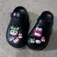 ราคา รองเท้าสไตล์ชินจัง มีเครื่องประดับดอกไม้น่ารัก (24447272309)