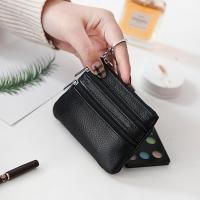 ราคา กระเป๋าสตางค์หนังวัวขนาดเล็ก ทนทาน มีช่องใส่บัตรและเหรียญ พร้อมซิปขนาดเล็ก (54401035454)