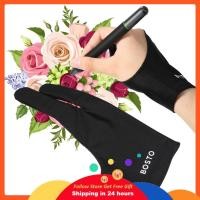 ราคา Honglai Honglai BOSTO สองนิ้วฟรีขนาดภาพวาดปกแท็บเล็ตศิลปินสำหรับมือขวาและซ้ายเข้ากันได้กับ BOSTO UGEE Huion แท็บเล็ตกราฟิก Wacom (53008324058)