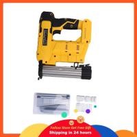 ราคา Honglai WODHMIEY 20 โวลต์ไร้สายแบรด Nailer แบตเตอรี่ขับเคลื่อน 2 ใน 1 ปืนยิงตะปูไฟฟ้าเข้ากันได้กับ DeWalt 18 เกจและลวดเย็บกระดาษสำหรับการปรับความลึกของไม้การออกแบบที่ไม่ติดขัด (57858358431)