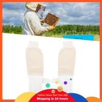 ราคา Honglai ZIZEV ถุงมือป้องกันที่ดีเยี่ยมอุปกรณ์เลี้ยงผึ้งเกษตรกรสำหรับการเลี้ยงผึ้งทำสวน XXL (56308362143)