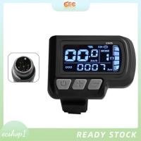 ราคา ecshop1 ph LCD EN06 ไฟฟ้าจักรยานจอแสดงผล LCD แผงแดชบอร์ดพร้อม USB 24V 36V 48V สําหรับจักรยานเสือภูเขาไฟฟ้าสกู๊ตเตอร์ 6Pin (29394069289)