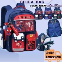 ราคา In stock Spiderman สไปเดอร์แมน pattern กระเป๋านักเรียน กระเป๋านักเรียนเด็ก ประถม backpacks school bag (28312768102)