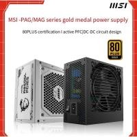 ราคา MSI 750W 850W 1 000W 1250 Gold Full Module Rated 650W สีขาวคอมพิวเตอร์แหล่งจ่ายไฟ ATX3 1 (47000780198)