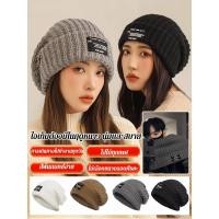ราคา สินค้าขายดี ใส่ได้ทุกเพศ หมวกไหมพรมหน้ากว้างให้ดูเล็ก ให้ความอบอุ่น ทรงหลวม ขนาดใหญ่ ป้องกันหู ลดรูปหน้ กระชับหน้า (52504953231)