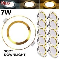 ราคา ไฟดาวน์ไลท์ Keso แผงไฟเพดาน 3 สี มีแสงขาว 9W ไฟดาวน์ไลท์ LED แผงไฟเพดาน ดีไซน์บางเฉียบ ติดตั้งง่าย (28534861311)