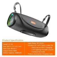 ราคา ลำโพงบลูทูธ d power รุ่นลำโพง รุ่น LSL 101 เสียงดี แบตอึด รับประกัน 1ปี (25696696054)