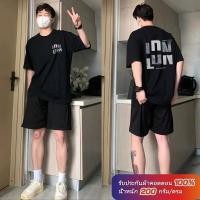 ราคา ผ้าฝ้าย 100 Luvoro oversize unisex เนื้อผ้านุ่มระบายแขนสั้น T shirt สีดำและสีขาว เสื้อยืดทูโทน เสื้อยืดแขนสั้น (47907766275)