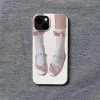 ราคา รองเท้าขนาดเล็กสีชมพูเหมาะสําหรับ iPhone17 เคสโทรศัพท์ Apple 13promax 12pro Premium 11 Soft Case xr เคสโทรศัพท์ (44507101444)
