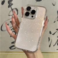 ราคา โปร่งใสโปร่งใส Fairy Glitter เหมาะสําหรับ Apple 15prom เคสโทรศัพท์ 14 13 12 Soft Case XR XSMAX 8P โปร่งใส 11 7p เคสโทรศัพท์ (28503624639)