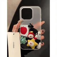 ราคา ตุ๊กตาตุ๊กตาเหมาะสําหรับ Apple 16 15 14 13promax เคสโทรศัพท์ 12 11 xr นุ่ม xs 7p Frosted 8p โปร่งใสเคสโทรศัพท์ (26362277218)