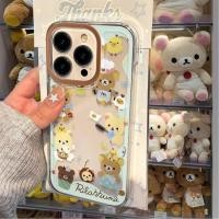 ราคา Chick Rilakkuma เหมาะสําหรับ Apple 16 15 14pro เคสโทรศัพท์ 12 11 Creative xr xs Shock proof 7plus โปร่งใส 8p เคสโทรศัพท์ (29010324913)