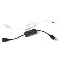 ราคา OZTH สาย USB ชายกับหญิงสลับสายปิดสลับหลอดไฟ LED สายไฟ 2 สี Vary (55258617285)