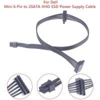 ราคา OZTH Mini 6 Pin ถึง 2 SATA Hard Drive Cable SSD Power Supply Cable Optical Drive สายไฟสําหรับ Dell เมนบอร์ดอินเทอร์เฟซ Vary (54557641024)