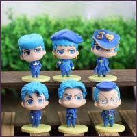 ราคา SC 6 ชิ้นผจญภัยที่แปลกประหลาดของ JoJo เพชรแตกได้ Josuke Higashikata Action Figure เครื่องประดับ (52158025635)