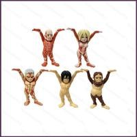 ราคา SC 5pcs Attack On Titan Action Figure รุ่น Q Armored Titan Colossal Titan หญิง Titan Beast Titan ของเล่น (45008008669)