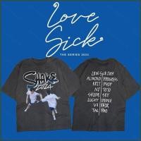 ราคา 333 Love Sick 2024 PHOP KRIT Pun No เสื้อยืดฤดูร้อน star Short Sleeve Top (29370276957)