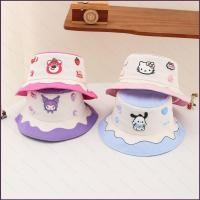 ราคา หมวก bucket cap สไตล์ชาวประมง multifunctional พร้อมลายการ์ตูนน่ารัก Hello Kitty amp Kuromi (55157988943)