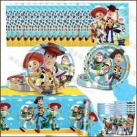ราคา SQ2 Toy Story Party ตกแต่งผ้าปูโต๊ะธงแบนเนอร์บนโต๊ะอาหารทิ้งช้อนส้อมแผ่นผ้าเช็ดปาก QS2 (42200693216)