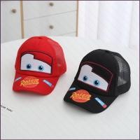 ราคา SC รถ Lightning McQueen การ์ตูน กับหมวกเบสบอลตาข่ายสำหรับเด็ก อายุ 2 6 ปี (55707984645)
