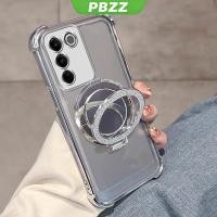 ราคา PBZZ FOR เคส Case สำหรับ VIVO V27 5กรัม VIVO V27E VIVO V27 Pro VIVO Y100 2023 5กรัมโทรศัพท์ปลอก softcase ซิลิโคนกันกระแทกปกการออกแบบใหม่ความงามที่ชัดเจนกับผู้ถือ SJSFHZJ01 (29477063720)