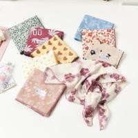 ราคา ผ้าพันคอไหมผู้หญิงแบบดั้งเดิม ผลิตจากผ้าฝ้ายแท้ สไตล์หวานพร้อมลายดอกไม้ ระบายอากาศดี ใช้เป็นหมวกคลุมผมกันแดด (27994484444)