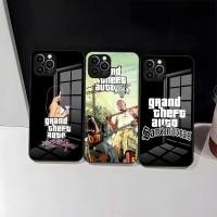ราคา BK 1 rockstar gta 5 เคสโทรศัพท์กระจกนิรภัยสําหรับ iPhone 17 15 Pro Max 13 12 Mini 11 14 Plus X XR XS 8 7 Plus SE ฝาหลัง (22489690843)