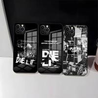 ราคา BK 1 Playboi Carti Die Lit เคสโทรศัพท์กระจกนิรภัยสําหรับ iPhone 17 15 Pro Max 13 12 Mini 11 14 Plus X XR XS 8 7 Plus SE ฝาครอบ 0821 (25622003752)