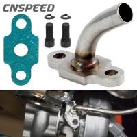 ราคา 45 องศา Turbo น้ํามันท่อระบายน้ํา กลับท่อชุดสแตนเลสสําหรับ GT25 GT28 GT30 GT35 GT3076R GT3582R (47854015562)