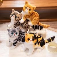 ราคา ตุ๊กตาแมวการ์ฟิลด์ หน้าใหญ่จําลอง ตุ๊กตาสัตว์ ยัดไส้ เหมือนจริง ลายทาง สามสี ตุ๊กตาแมวน้อย ลูกแมว ดึงดูด ของขวัญเด็ก (25102583369)