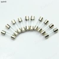 ราคา QUIM 10 ชิ้นแรงดันไฟฟ้า Fast Acting แก้วหลอดฟิวส์ชุด 250V 5A Mini Fast Blow ฟิวส์ (29333809198)