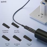 ราคา QUIM แบบพกพา Type C ถึง 2 Pin Plug ชาร์จตัวเชื่อมต่อเชื่อมต่อ USB to Shaver อุปกรณ์ (27733824408)