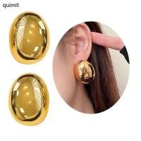 ราคา QUIM Elliptical Shapes ต่างหูลูกรูปไข่หูแหวนผู้หญิงแฟชั่นหู Studs เครื่องประดับอุปกรณ์เสริมสําหรับแม่ (56756664512)