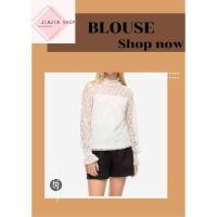 ราคา เสื้อลูกไม้แขนยาว C O L Z A มือสองงานคัด สภาพใหม่ (54257724492)