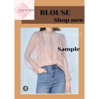 ราคา เสื้อลูกไม้แขนยาว CHIP CLIP มือสองงานคัด สภาพใหม่ (52107730105)