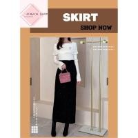 ราคา กระโปรงเอวสูงทรงเข้ารูปทวีตปักเลื่อม GRL มือสองงานคัด สภาพใหม่ (47850844155)