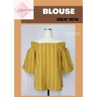 ราคา เสื้อเบลาส์ เปิดไหล่ COLZA มือสองงานคัด สภาพใหม่ (41950047689)
